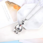HIPHOP CUTE TEDDY MOVABLE LIMBS NECKLACE FOR MEN & WOMEN