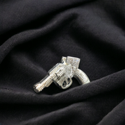 HIPHOP CLASSIC PISTOL ICED OUT BLING PENDANT FOR MEN & WOMEN