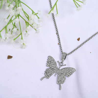 BUTTERFLY ICED OUT BLING PENDANT FOR MEN