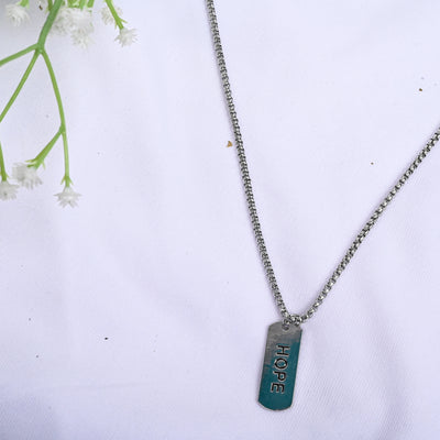 HOPE NAME PENDANT FOR MEN