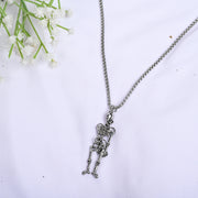 HIPHOP SKELETON PENDANT NECKLACE WITH CHAIN FOR MEN & WOMEN