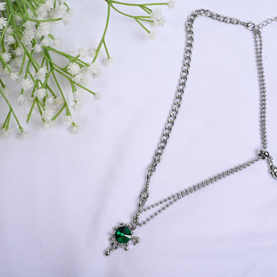 Green Emerald necKLACE FOR WOMEN