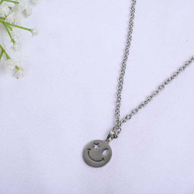 SIMPLE CRAZY EMOJI PENDANT FOR MEN