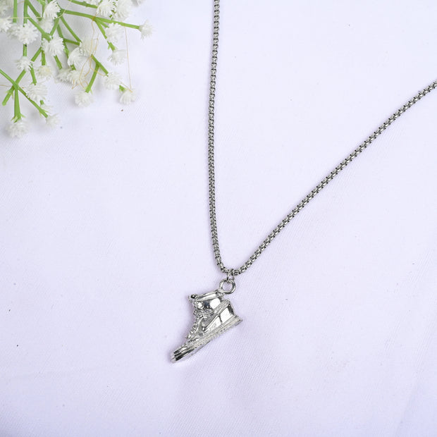 HIPHOP SNEAKER PENDANT NECKLACE WITH CHAIN FOR MEN & WOMEN