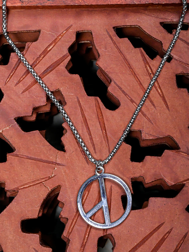 PEACE SIGN PENDANT FOR MEN