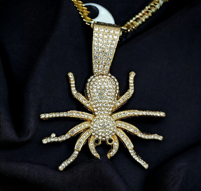 SPIDER ICED OUT BLING PENDANT FOR MEN