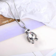 HIPHOP CUTE TEDDY MOVABLE LIMBS NECKLACE FOR MEN & WOMEN
