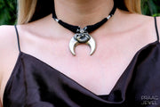 925 Silver Necklace With Oxidized Polish